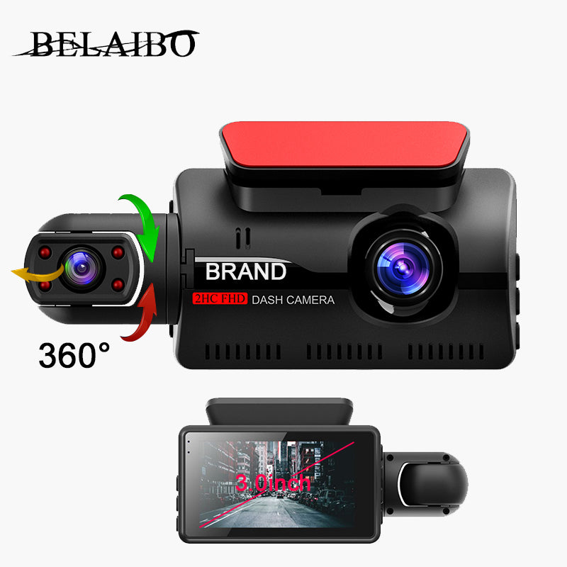 2 Lens Car dash cam HD1080P