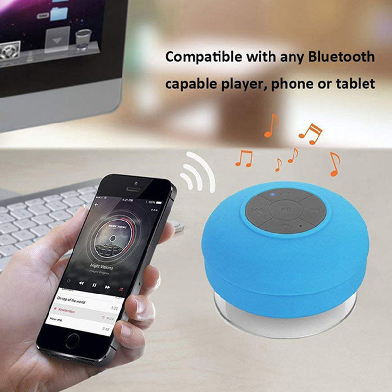 Mini Waterproof Bluetooth Speaker For Shower